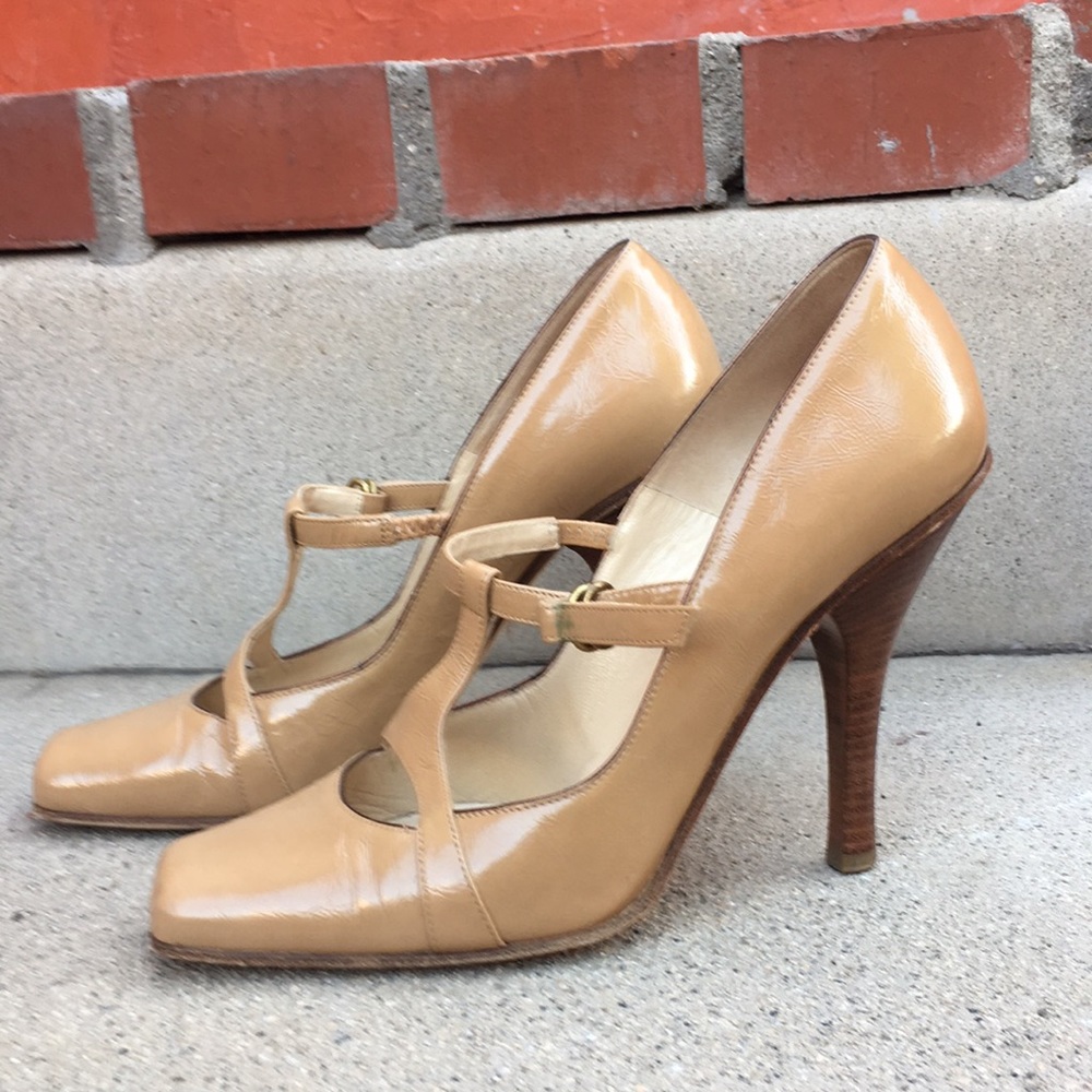JIMMY CHOO heels, Tan/nude 39m
